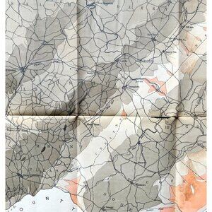 Map Coal Outcrops 1878 KKK Geological Westmoreland County Penn Victorian DWZ1